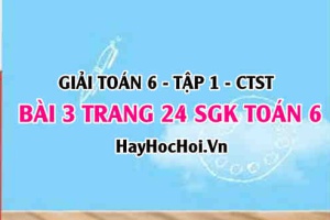 Giải bài 3 trang 24 Toán 6 Tập 1 SGK Chân trời sáng tạo: Phép chia có dư